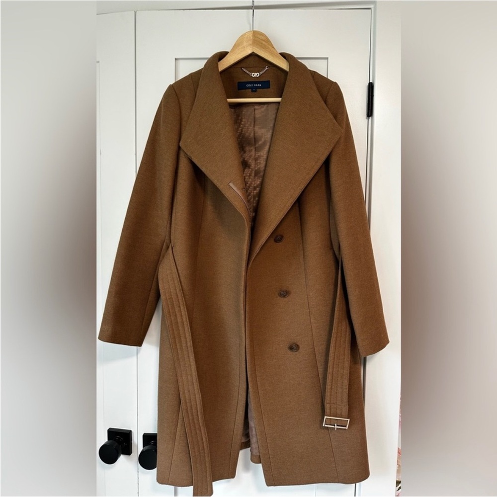 Cole Haan Tan Trench Coat